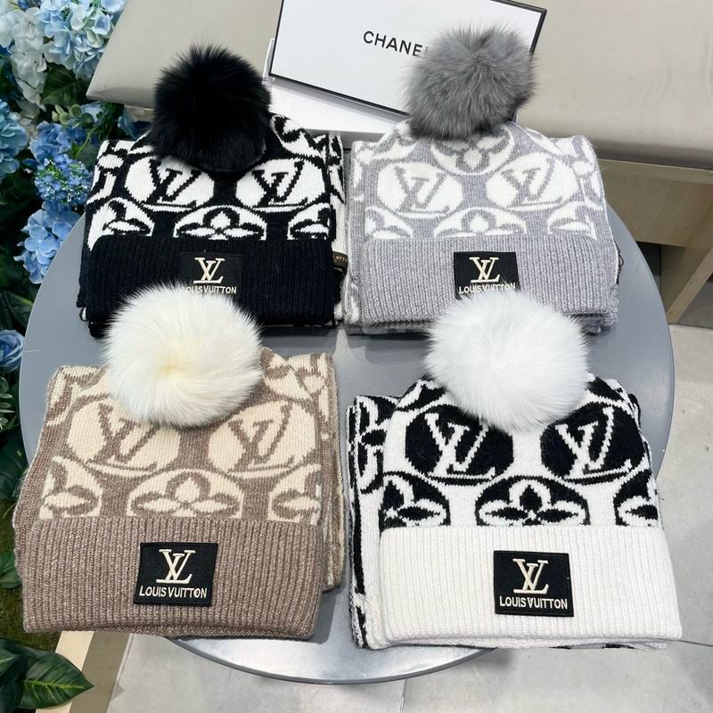 LV Scarf Hat 121301